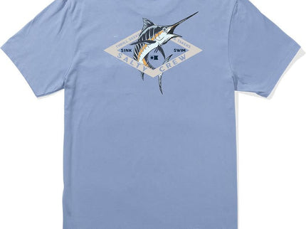 Salty Crew Salty Crew Heren Diamond Marlin S/S Tee Marine Blue