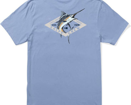 Salty Crew Salty Crew Heren Diamond Marlin S/S Tee Marine Blue