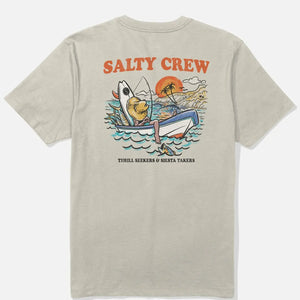 Salty Crew Salty Crew Heren Down Time S/S Tee Moonbeam