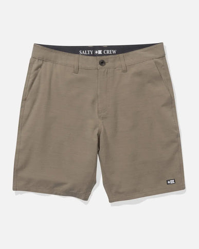 Salty Crew Salty Crew Heren Drifter 19 Slub Hybrid Walkshort Khaki