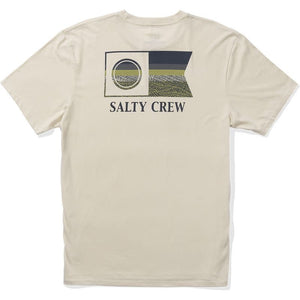 Salty Crew Salty Crew Heren Flagship Fill S/S Tee Moonbeam