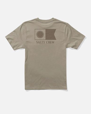 Salty Crew Salty Crew Heren Flagship S/S Tee Twig