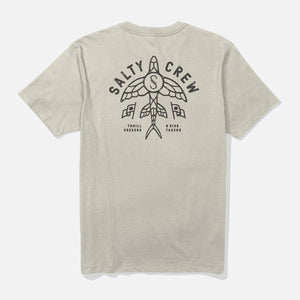 Salty Crew Salty Crew Heren Flyer S/S Tee Moonbeam