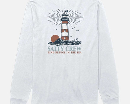 Salty Crew Salty Crew Heren High Beam L/S Tee White