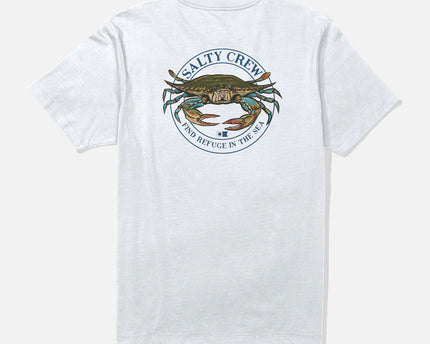 Salty Crew Salty Crew Heren Jimmy S/S Tee White