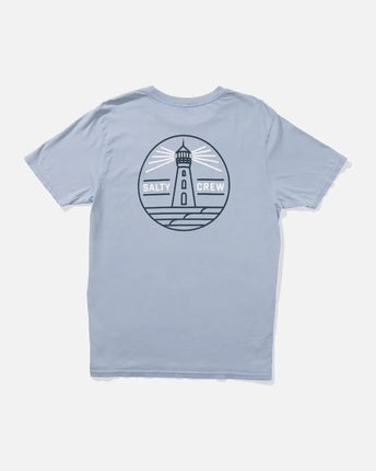 Salty Crew Salty Crew Heren Lookout Vintage S/S Tee Blue Fog