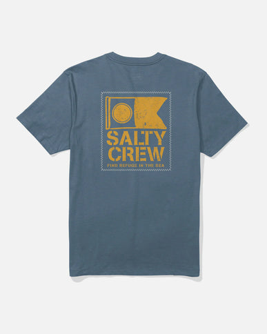 Salty Crew Salty Crew Heren Stitched S/S Tee Slate