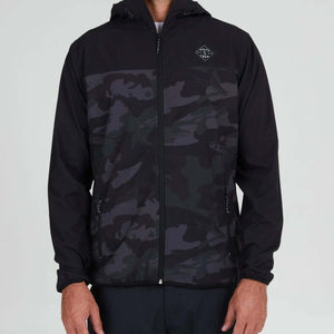 Salty Crew Salty Crew Heren Stowaway Jacket Black Camo