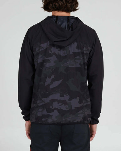 Salty Crew Salty Crew Heren Stowaway Jacket Black Camo