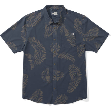 Salty Crew Salty Crew Heren Stringer Perf S/S Tech Woven Blue Fin