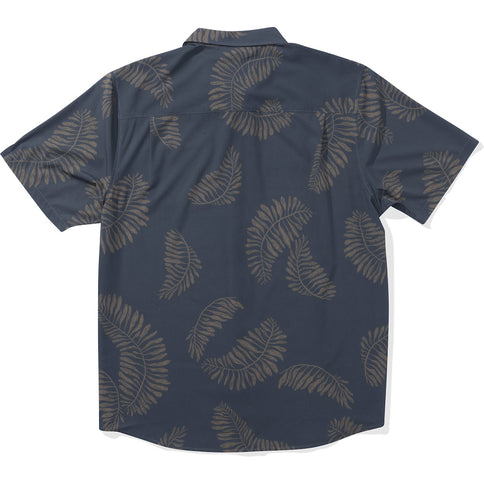 Salty Crew Salty Crew Heren Stringer Perf S/S Tech Woven Blue Fin