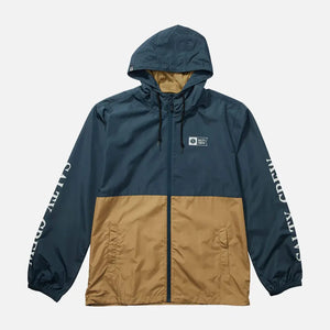 Salty Crew Salty Crew Heren Surface Windbreaker Jacket Navy/Straw