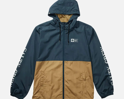 Salty Crew Salty Crew Heren Surface Windbreaker Jacket Navy/Straw