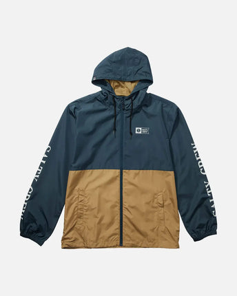 Salty Crew Salty Crew Heren Surface Windbreaker Jacket Navy/Straw