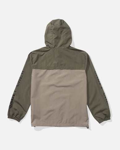 Salty Crew Salty Crew Heren Surface Windbreaker Jacket Olive
