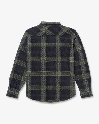 Salty Crew Salty Crew Heren Swellter Polar Flannel Shirt Phantom
