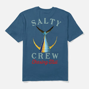 Salty Crew Salty Crew Heren Tailed S/S Tee Cast Blue
