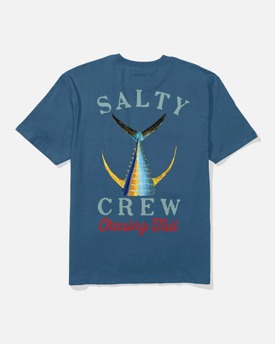 Salty Crew Salty Crew Heren Tailed S/S Tee Cast Blue