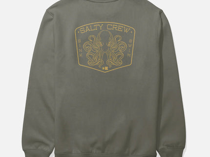 Salty Crew Salty Crew Heren Tako Club Crew Fleece Dusty Olive