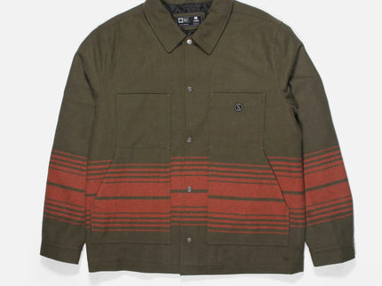 Salty Crew Salty Crew Heren Trawl Overshirt Dusty Olive