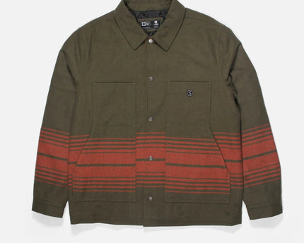 Salty Crew Salty Crew Heren Trawl Overshirt Dusty Olive