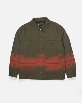 Salty Crew Salty Crew Heren Trawl Overshirt Dusty Olive