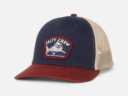 Salty Crew Salty Crew Lurking Trucker Kids Cap Navy/Red