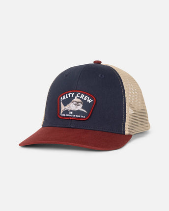 Salty Crew Salty Crew Lurking Trucker Kids Cap Navy/Red