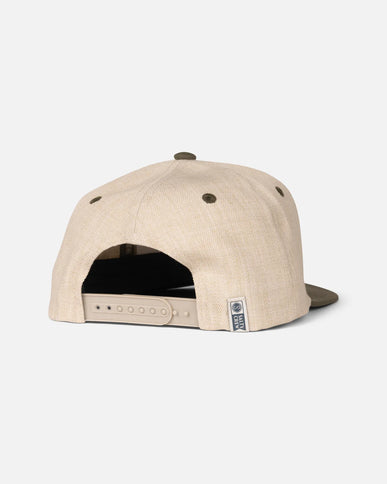 Salty Crew Salty Crew Tako Club Snapback Cap Natural Olive