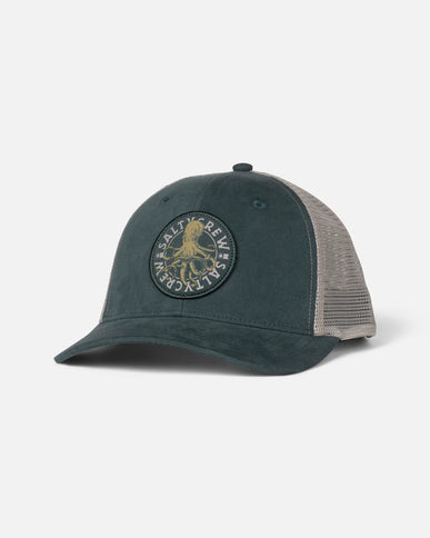 Salty Crew Salty Crew Tentacles Retro Trucker Cap Dark Hydro
