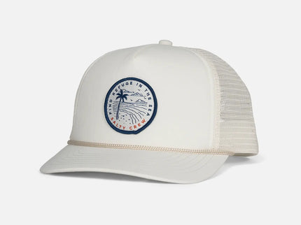Salty Crew Salty Crew Trophy Foamy Trucker Cap Off White