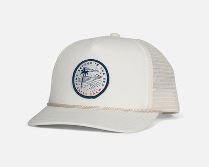 Salty Crew Salty Crew Trophy Foamy Trucker Cap Off White