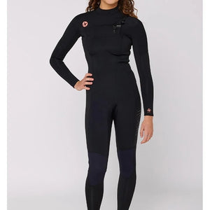 Sisstrevolution Sisstrevolution 7 Seas 4/3 Dames Wetsuit Solid Black