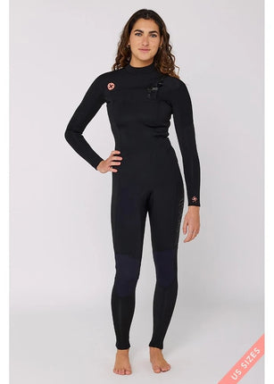Sisstrevolution Sisstrevolution 7 Seas 4/3 Dames Wetsuit Solid Black