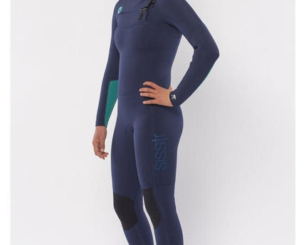 Sisstrevolution Sisstrevolution 7 Seas 5/4 Dames Hooded Wetsuit – Strong Blue