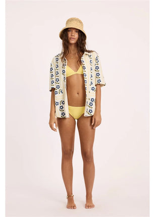 Sisstrevolution Sisstrevolution Beach Treasures SS Knit Shirt Sea Salt