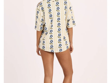 Sisstrevolution Sisstrevolution Beach Treasures SS Knit Shirt Sea Salt