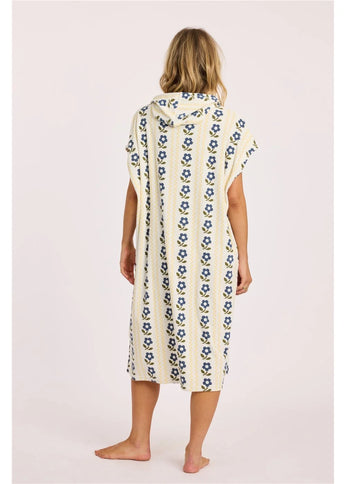 Sisstrevolution Sisstrevolution Charlie Hooded Surf Poncho Sea Salt