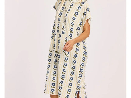 Sisstrevolution Sisstrevolution Charlie Hooded Surf Poncho Sea Salt