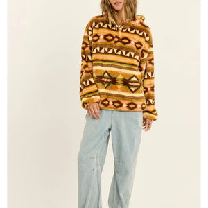 Sisstrevolution Sisstrevolution Coastal Cruisin Fuzzy Hoodie Fleece Multi