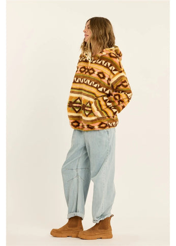 Sisstrevolution Sisstrevolution Coastal Cruisin Fuzzy Hoodie Fleece Multi