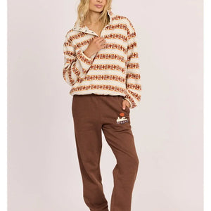 Sisstrevolution Sisstrevolution Dames Golden Daze Fleece Sea Salt