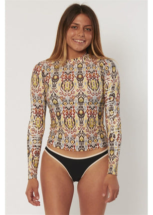 Sisstrevolution Sisstrevolution Dames Ikat Sandbar Rashguard Pina