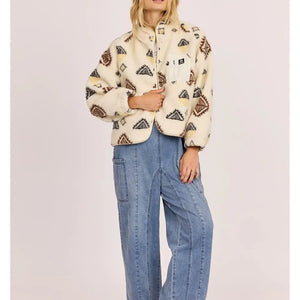 Sisstrevolution Sisstrevolution Dames Live Sherpa Fleece Buttermilk