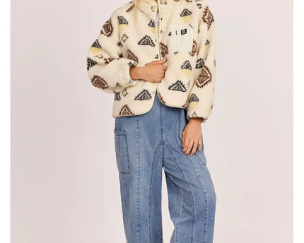 Sisstrevolution Sisstrevolution Dames Live Sherpa Fleece Buttermilk