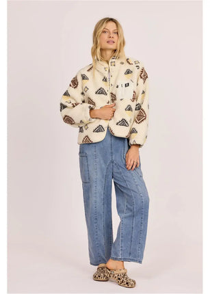 Sisstrevolution Sisstrevolution Dames Live Sherpa Fleece Buttermilk