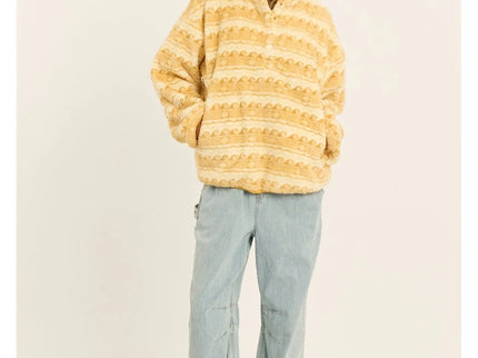 Sisstrevolution Sisstrevolution Epic Wave Fuzzy Fleece Rattan