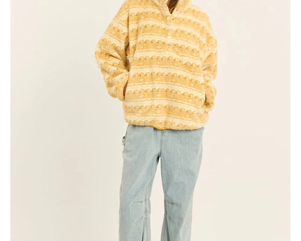 Sisstrevolution Sisstrevolution Epic Wave Fuzzy Fleece Rattan