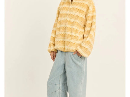 Sisstrevolution Sisstrevolution Epic Wave Fuzzy Fleece Rattan