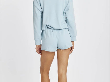 Sisstrevolution Sisstrevolution Venice LS Crew Fleece Blue Mist